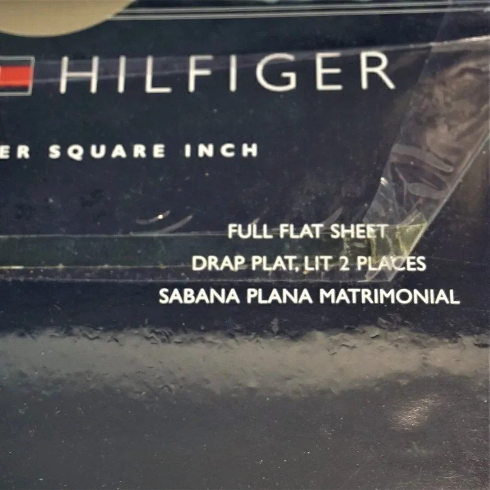 Vintage Tommy Hilfiger Full Flat Sheet Huckleberry Corner Floral Cottagecore NOS